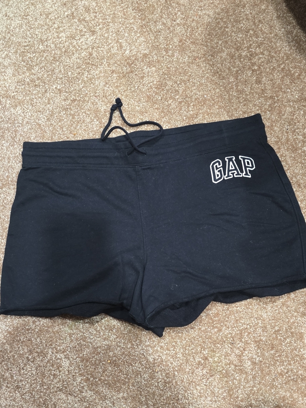 GAP Women's Black Athletic Drawcord Shorts